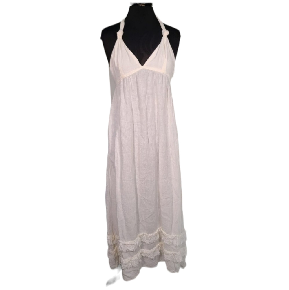Calypso Christiane Celle Linen Halter Dress